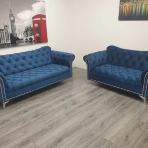 Elegance Chesterfield Curved Arm Buttoned Seat Sofa