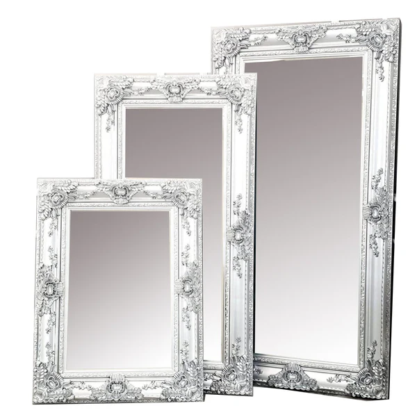 Roma Antique Baroque Style Oversized Mirrors Gold Silver Grey - Image 2