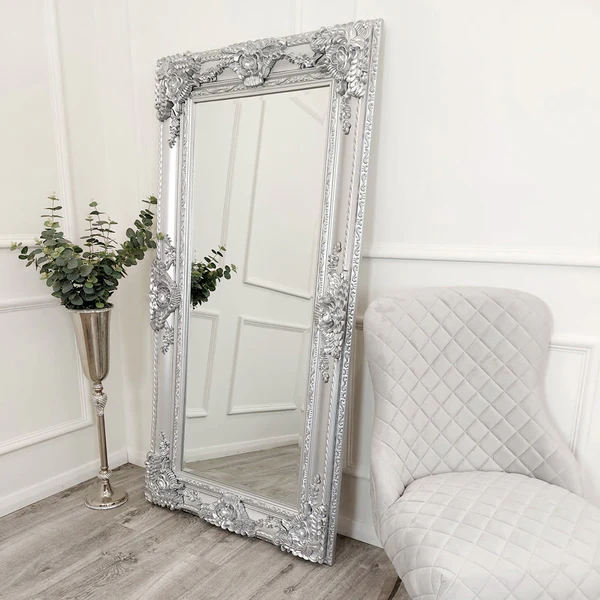 Roma Antique Baroque Style Oversized Mirrors Gold Silver Grey - Image 3